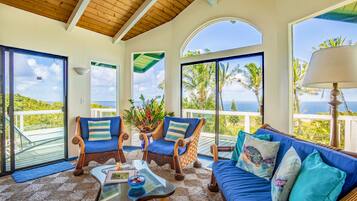 Smart TV, DVD player, books