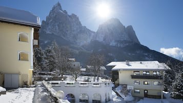 Blick von der Unterkunft