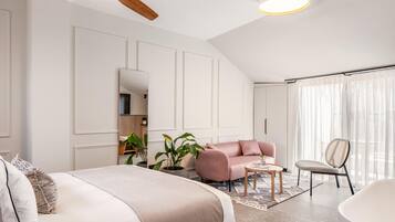 King Suite | 1 Schlafzimmer, Minibar, kostenloses WLAN, Bettwäsche