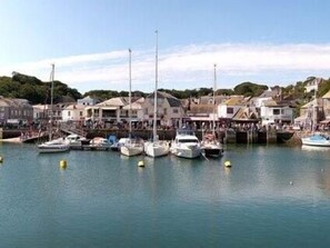 Overlooking the marina, this charming town offers stunning views of sailboats and yachts.