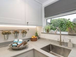 Microwave, stovetop, dishwasher, high chair