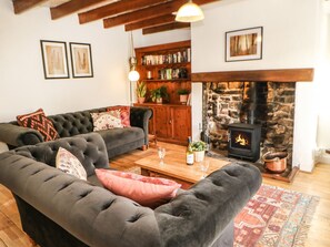 Cottage | Living room | TV, fireplace - Englewood Cottage (Hexham)