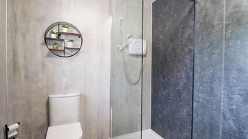 Shower, hair dryer