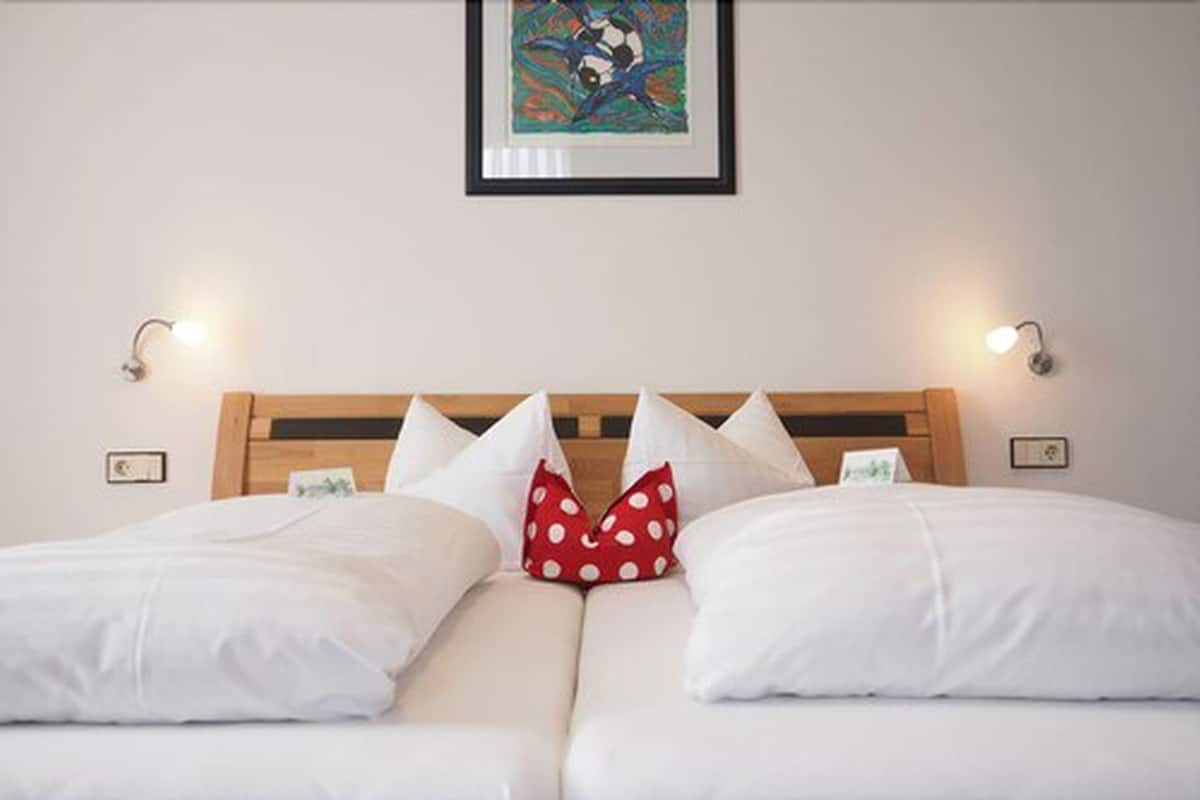 comfort double room | individually furnished, desk, laptop workspace, blackout curtains