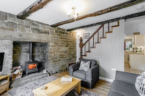 Living room - Weavers Cottage (Hebden Bridge)