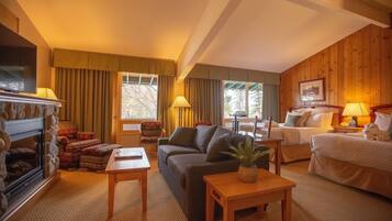 Familiesuite, 2 queensize-senger | Sengetøy av topp kvalitet, strykejern/-brett og wi-fi (inkludert)