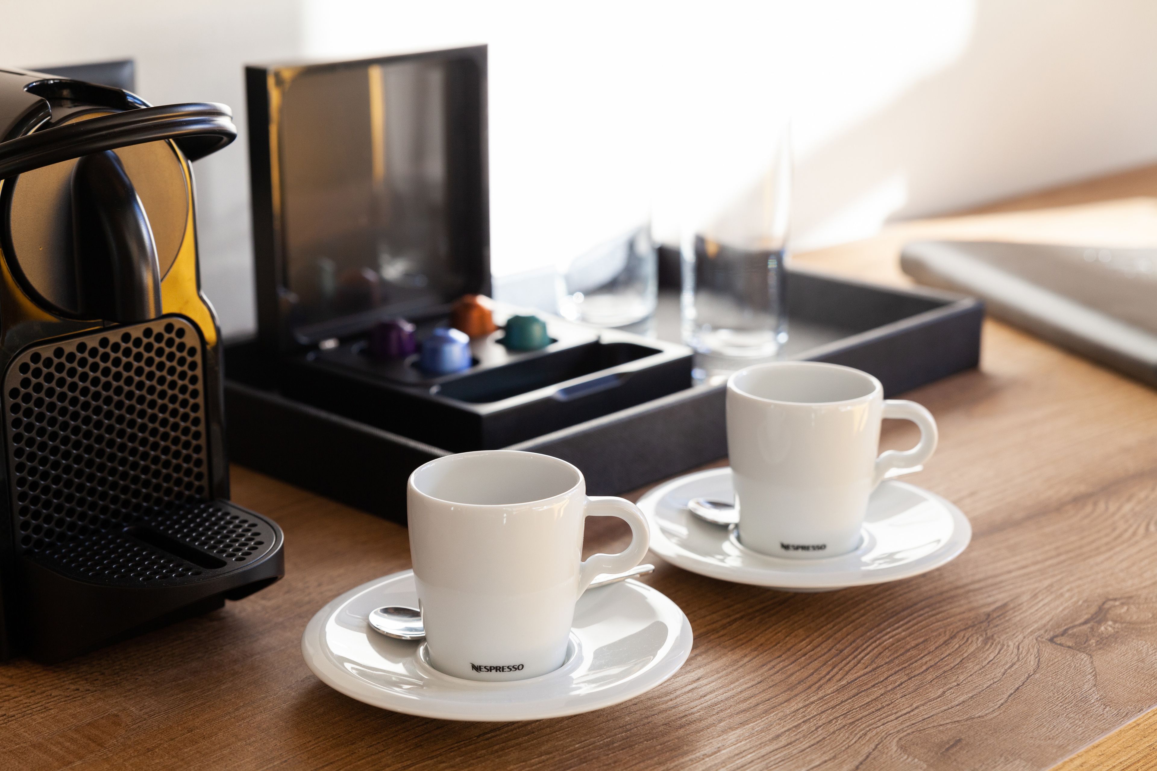 separate bathtub and shower, hair dryer, bathrobes, slippers