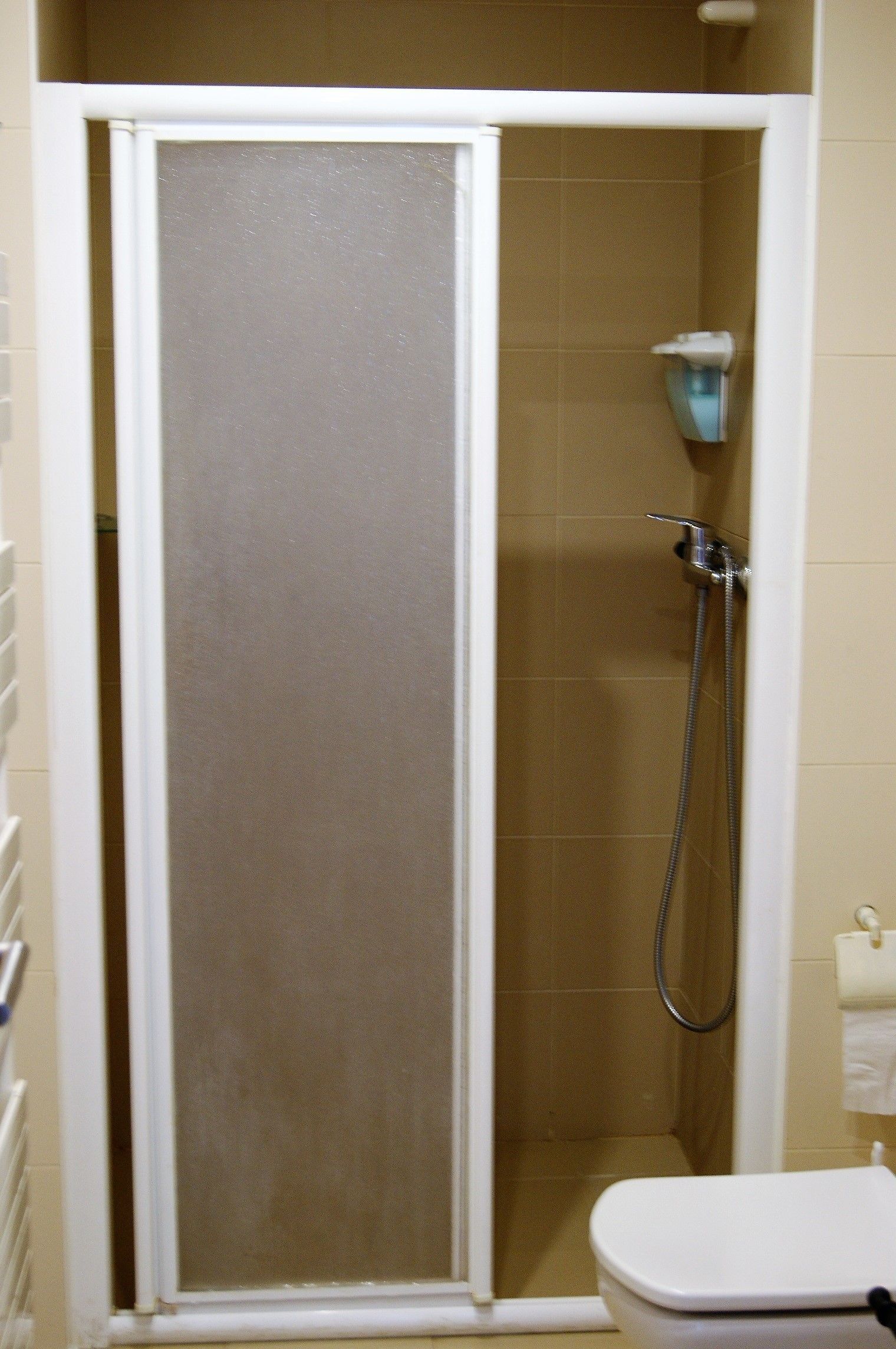 Bathroom | Shower, free toiletries, hair dryer, towels