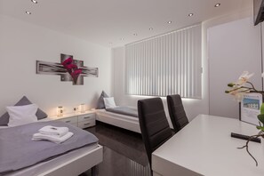 Desk, iron/ironing board, free WiFi, bed sheets