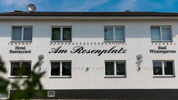 Fassade der Unterkunft