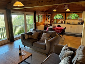 Cottage | Living area | TV, DVD player - Treetops (Barnstaple)