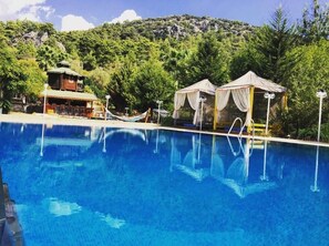 Seasonal outdoor pool