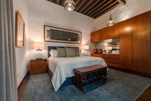 Suite de luxe | 1 dormitori, roba de llit hipoal·lergògena i minibar