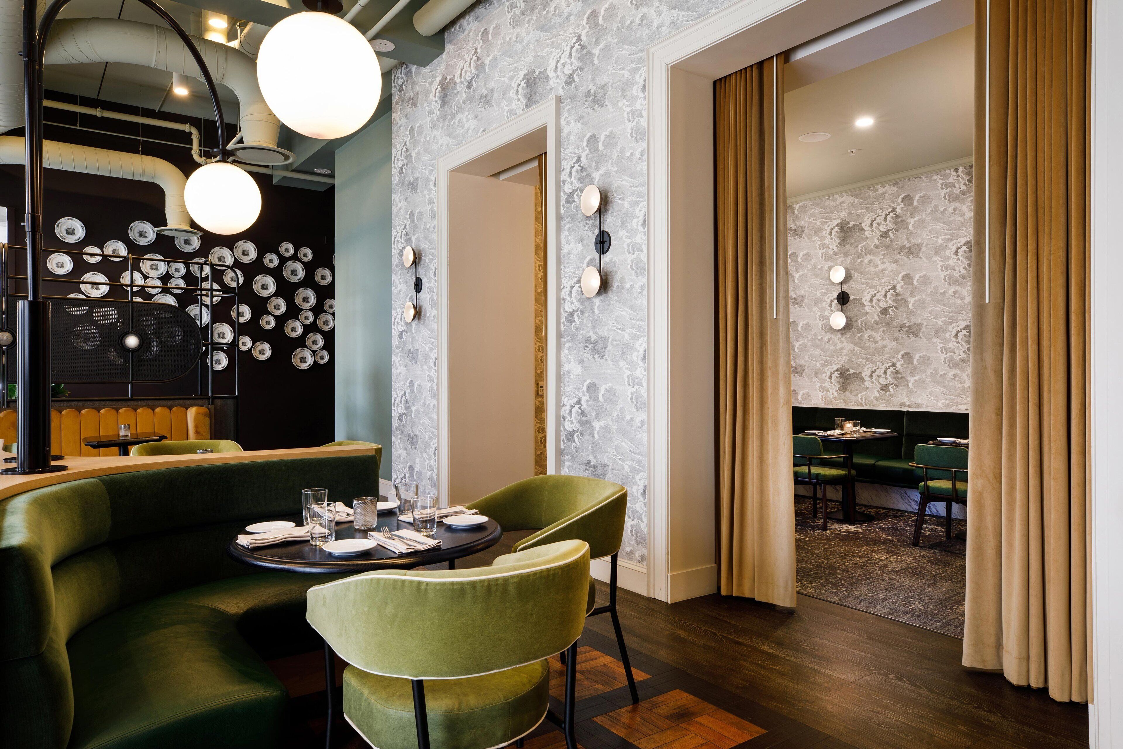 breakfast, lunch and dinner served