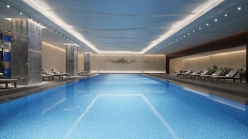 Indoor pool, outdoor pool