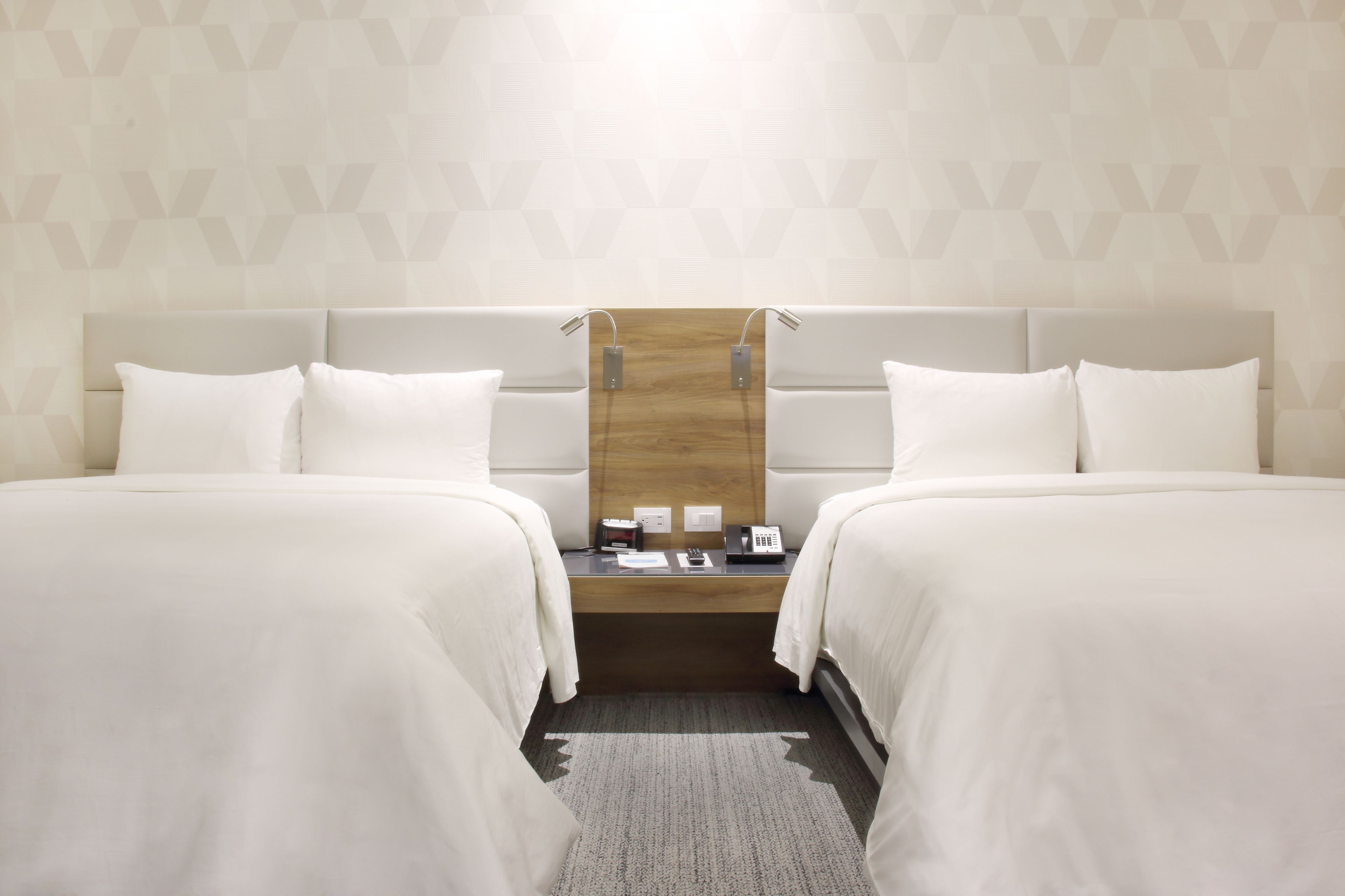 room, 2 queen beds, non smoking | in-room safe, desk, blackout curtains, soundproofing