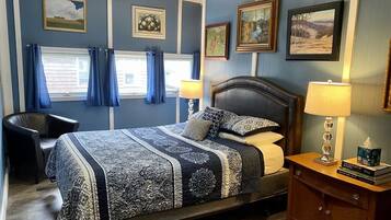 1 bedroom, iron/ironing board, travel crib, free WiFi