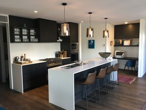 Fridge, microwave, oven, stovetop - Bohemia House & Garden Estate. It’s all about the view. (Daylesford)