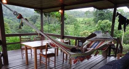 Quiet Rainforest Mountain House near Volcano Arenal. Next to Hot Springs resort