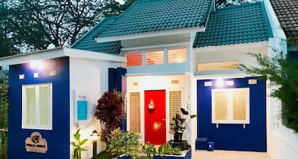 Villa 3 BR, Ă 1 minute du parc Jatim 2, Wi-Fi rapide