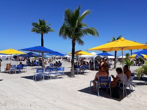 On the beach