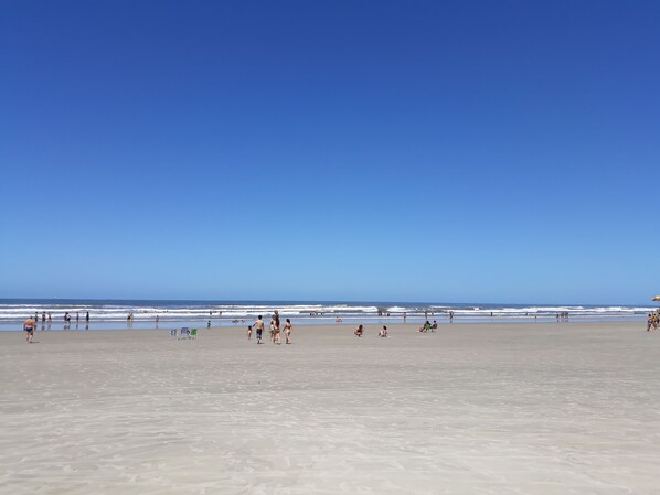 On the beach