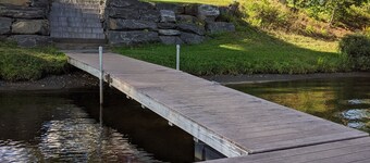 Favoloso Lakehouse per tutte le stagioni, 600 'Lakefront, Lake Eden Vermont