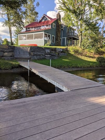 Fabulous All-Season Lakehouse, 600' Lakefront, Lake Eden Vermont