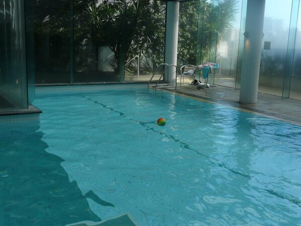 Indoor pool, a heated pool