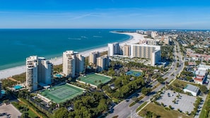 Exterior - Beachfront 2BR/2BA condo on Marco Island with heated pool, WiFi and kitchen. (Marco Island)