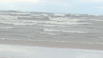 Vlak bij het strand