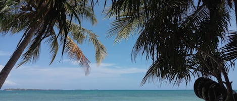 En la playa