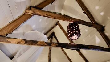 2 bedrooms, desk, iron/ironing board, travel crib