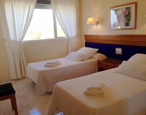 2 bedrooms, in-room safe, iron/ironing board, travel cot