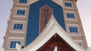 Front of property – evening/night