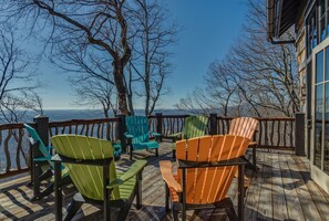 Terrace/patio - Hawks View | Luxuriously Appointed Home | Less Than 15 Minutes from TIEC (Columbus)