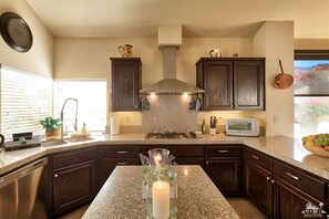 Private kitchen - #1 Rated Luxury Resort Style House with Heated Pool and Spa in Upscale PGAWest (La Quinta)