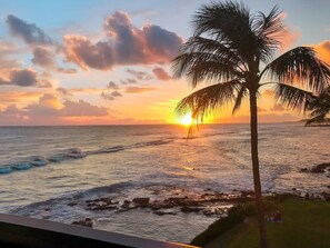 Sun-loungers, beach towels - Oceanfront Serenity Retreat:  Peaceful Luxury in Poipu (Koloa)