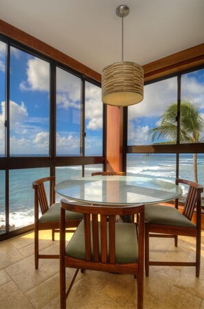Dining - Oceanfront Serenity Retreat:  Peaceful Luxury in Poipu (Koloa)