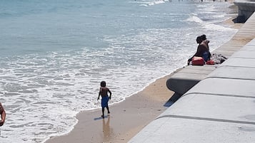 On the beach