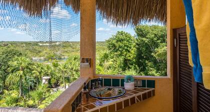 One-of-a-Kind Akumal Villa – Eclectic Design, Pool & Private Lagoon Access
