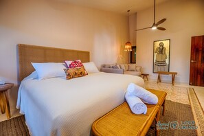 5 bedrooms, desk, iron/ironing board, travel cot - One-of-a-Kind Akumal Villa – Eclectic Design, Pool & Private Lagoon Access (Akumal)