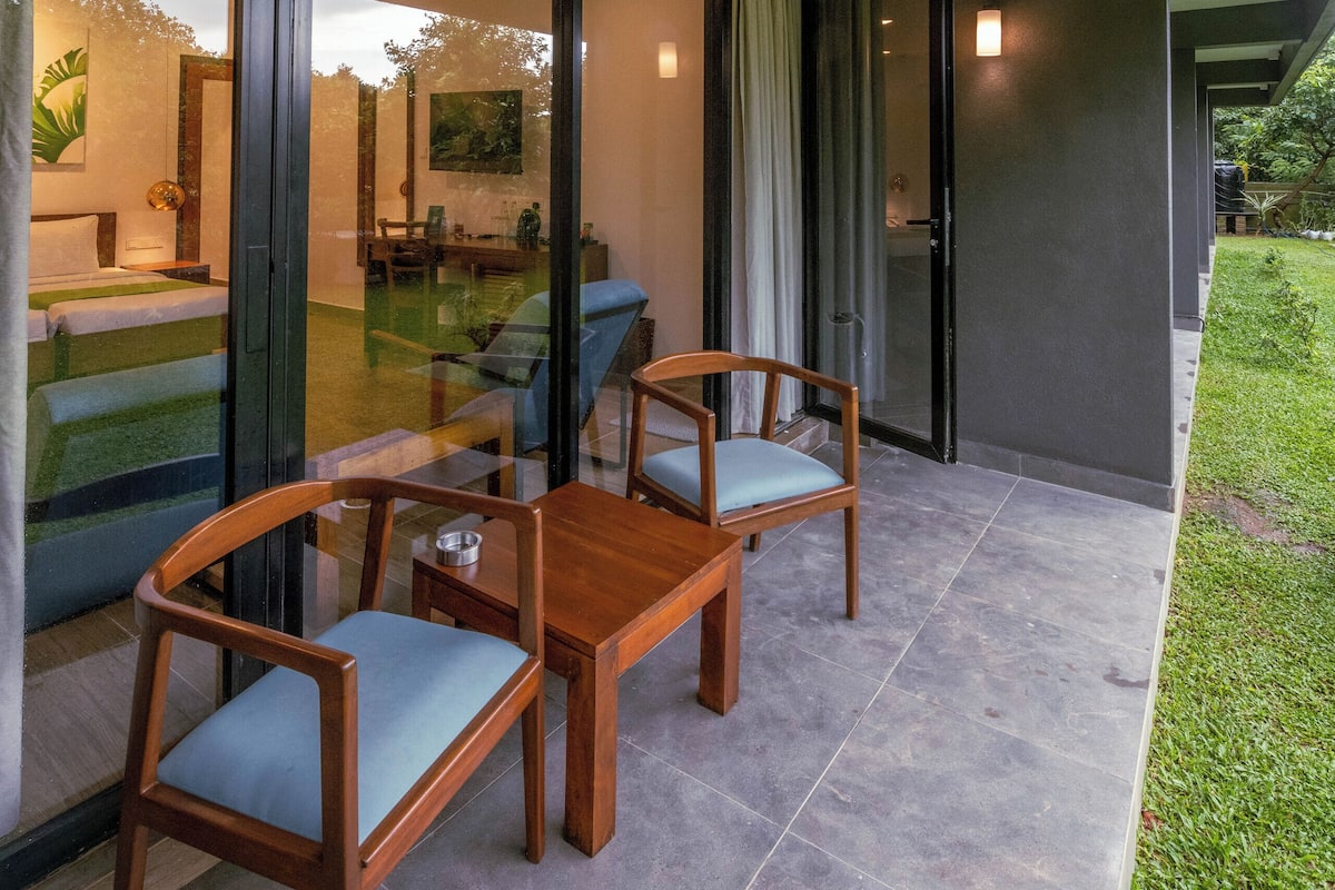 Chambre Standard, non-fumeurs, vue jardin | Terrasse/Patio