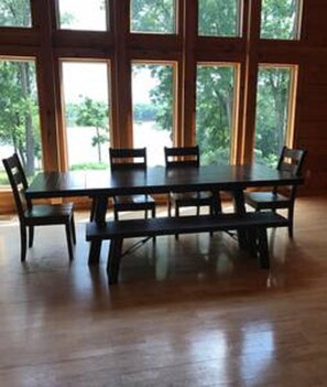 Dining - Spacious Cabin on the Wisconsin River!  (Muscoda)