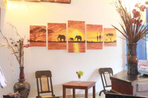 Zona de estar del vestíbulo