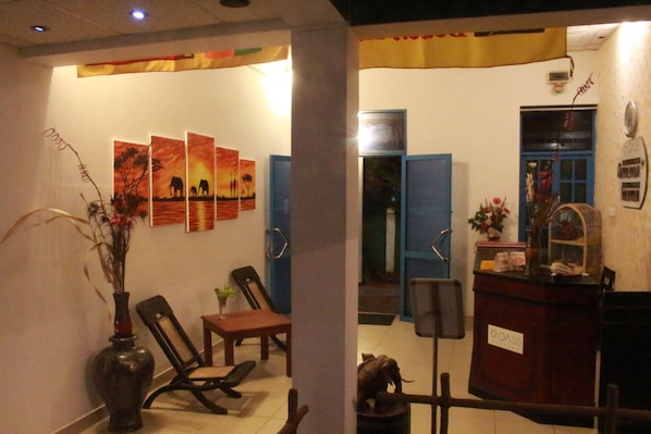 Lobby sitting area