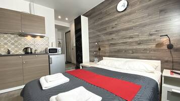 Classic-Studio, Nichtraucher, Kochnische (№4) | Verdunkelungsvorhänge, Bügeleisen/Bügelbrett, kostenloses WLAN