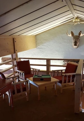 Sala de estar en el lobby
