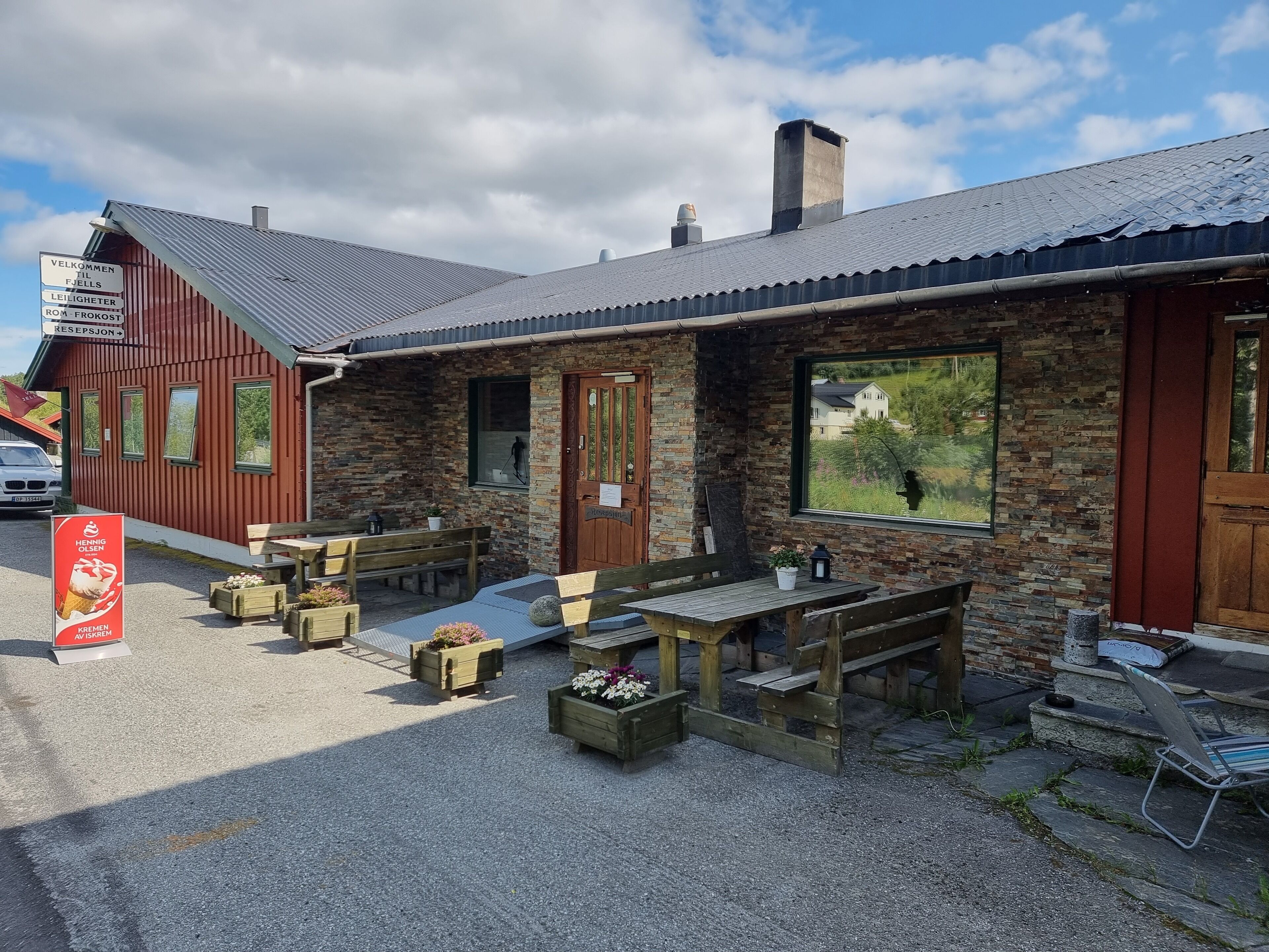 Fassade der Unterkunft