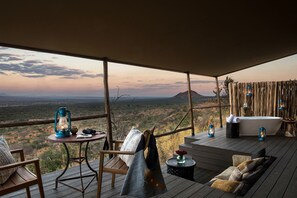 Double Room | Terrace/patio - Lemala Mpingo Ridge (Tarangire National Park)